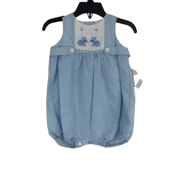 Edgehill Collection One Pieces Edgehill Collection Baby Boy Smocked